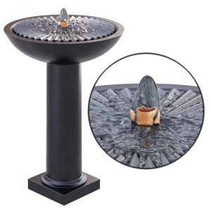 Equinox Birdbath Fountain