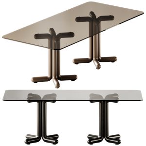 Tondo Rectangular Dining Table By Porada