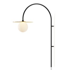 Rose And Grey Arch Wall Lamp