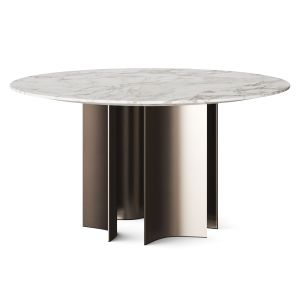 Lema Gullwing Round Dining Table