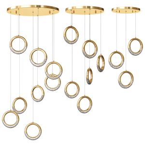 Luxury Ring Led Chandelier