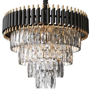 Empire Black Chandelier Crystal D 54