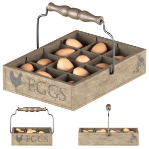 Box Of Chicken Eggs