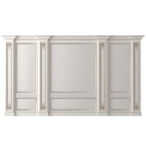 Classic Wall Paneling White Color