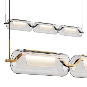 Kuzco Lighting Hilo Linear Pendant Lamp