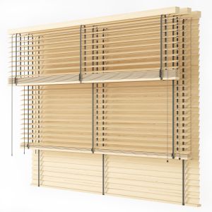 Wooden Blinds Set 15