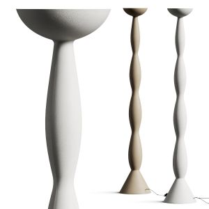 Haos Natural 2020.01 Plaster Floor Lamp