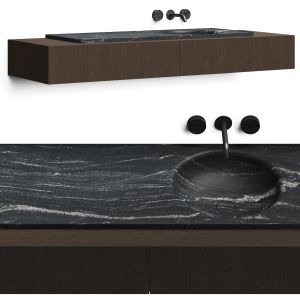 Boffi Floe Stone Encased Washbasin & Salvatori