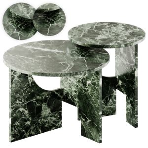 Nicoline Mondrian Round Marble Coffee Table