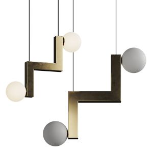 Marc Wood Studio Zig Pendant Lamps