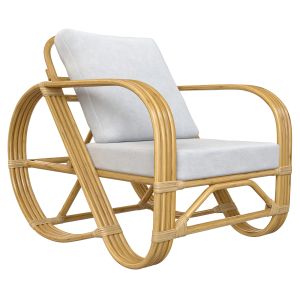 Handmade Curved Bamboo Chair