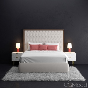 Tufted bed