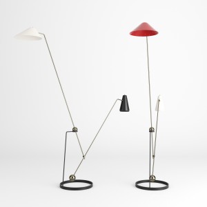 Equilibrium Double-branch Floor Lamp By Pierre Gua