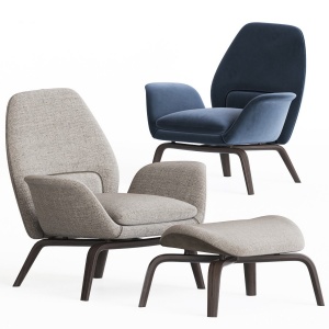 Gilliam Armchair & Ottoman Set By 