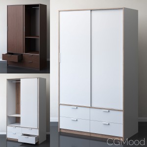 IKEA TRYSIL Wardrobe with sliding doors