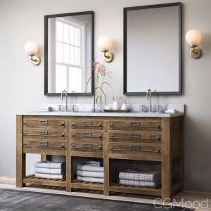 Mercantile Double Vanity Sink