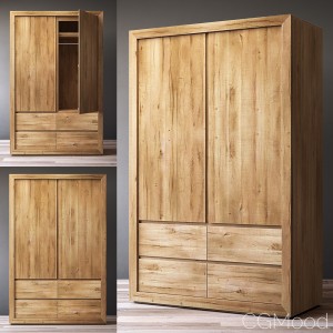 Reclaimed Russian Oak Armoire