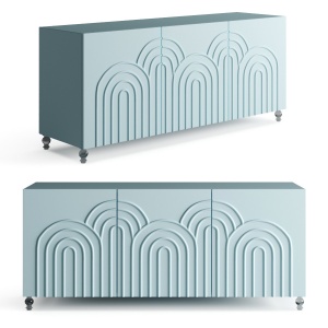 Drawer Arches 3 Door Credenza