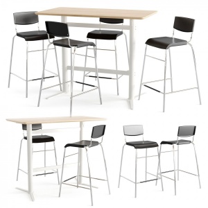 Billsta Stig Bar Table And Chair