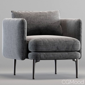 Auburn Chair - Platinum (twill)