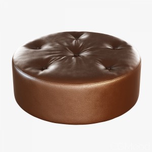 Large Round Pouf