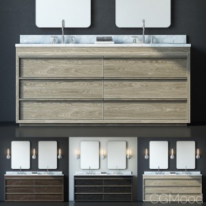 BEZIER DOUBLE VANITY