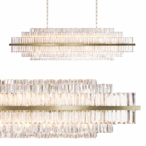 Vienna 52 Linear Crystal Chandelier