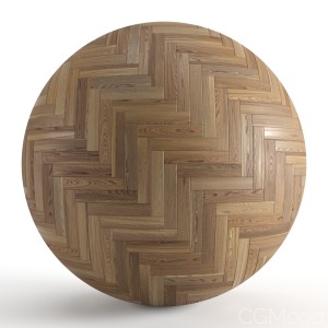 Seamless Texture Of Wood Herringbone Parquet. Pbr