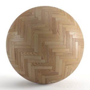 Seamless Texture Of Herringbone Parquet Oak V2 Pbr