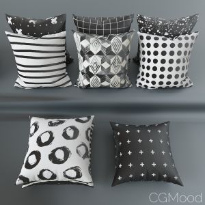 Set of decorative pillows