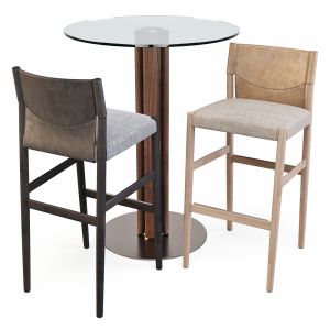 Porada: Table - Quadrifoglio And Stools - Sveva