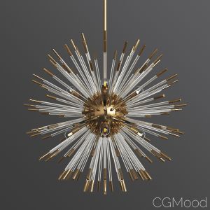 Andromeda Large Chandelier In Brass