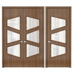 Modern Entrance Doors Set 106