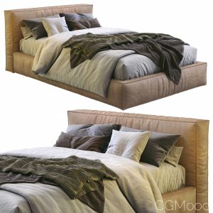 Flexteam Leather Bed Slim One