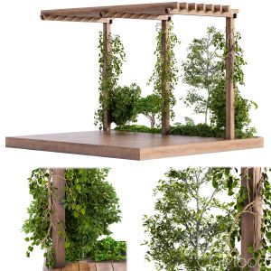 Landscape Furniture Pergola With Garden