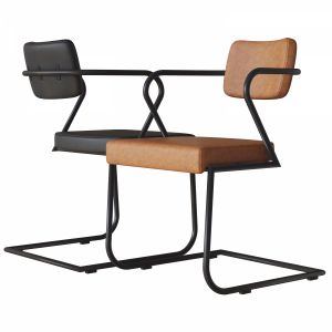 Gaff Metal Frame Chair Cb2