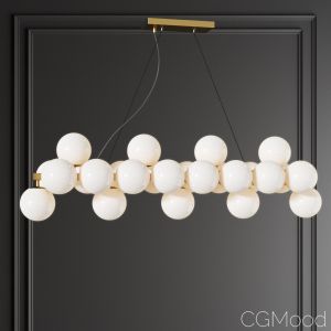 Dallas Maytoni Linear Pendant Opaque Glass