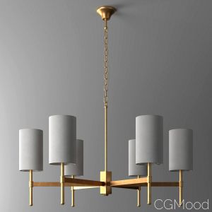 Gold Stem Chandelier