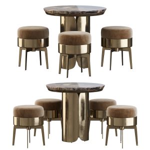 Gabriel Coffe Table And Feel Good Pouf