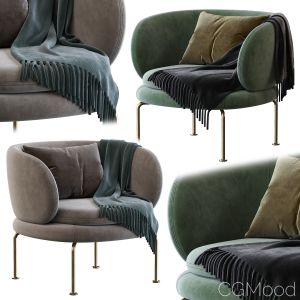 La Cividina Soave Armchair With Armrests