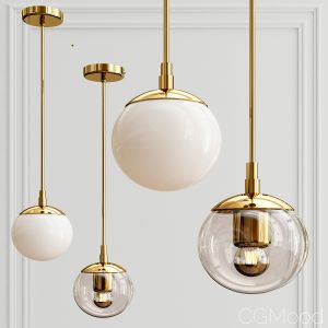 Modo Mono Brass Color & White Glass