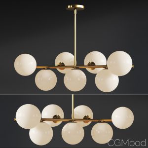 Sphere Stem 7 Light Chandelier Westelm