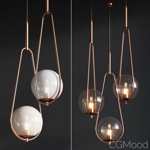 Pendant Lamp Loop Brass