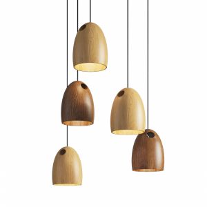 Oak Pendant Light Rossgardam