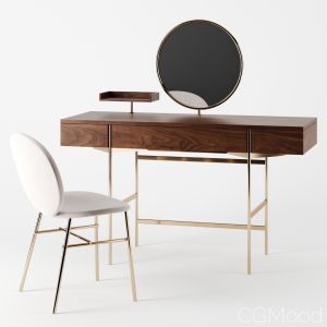 Lonja Dressing Table & Kelly C Chair