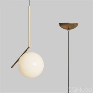 Chandelier Flos Ic Lights Family Michael Anastassi