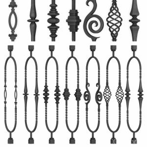 Wrought Iron Bundle No3 Railing