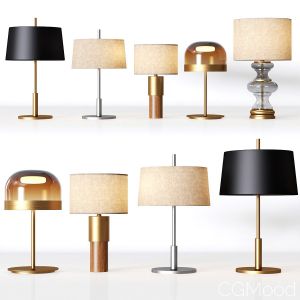 5 Table Lamps Set 1