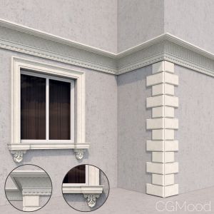 Facade Elements Classic Style 2