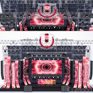 EDM Concert Stage